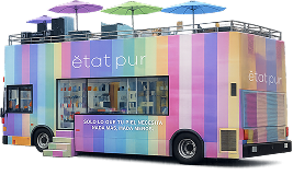 party bus de Etat Pur experiencia skincare con activos puros