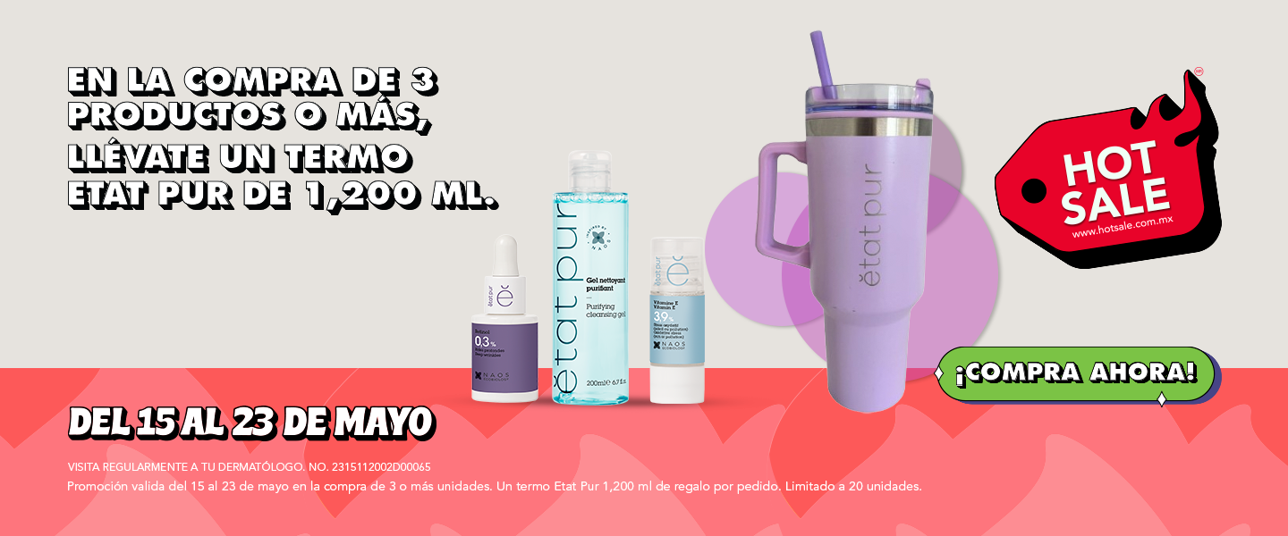 Termo de regalo en compra 3 o más productos